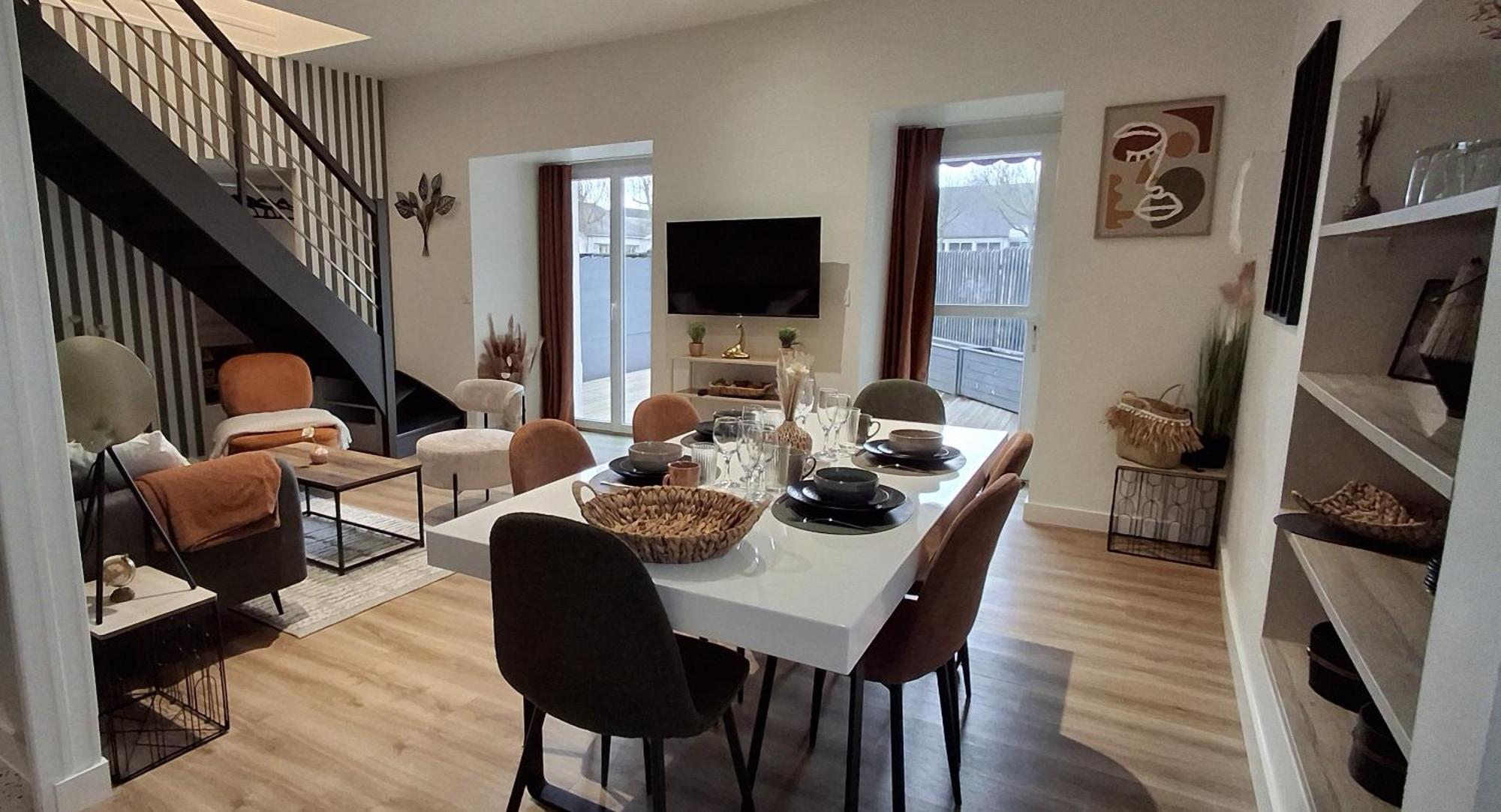 La Maison Du 37 Avec Terrasse Et Jardinet Holiday home Breteil